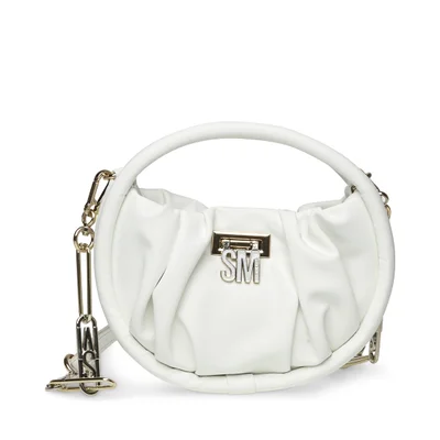 STEVE MADDEN Steve madden spiral white shoulder bag
